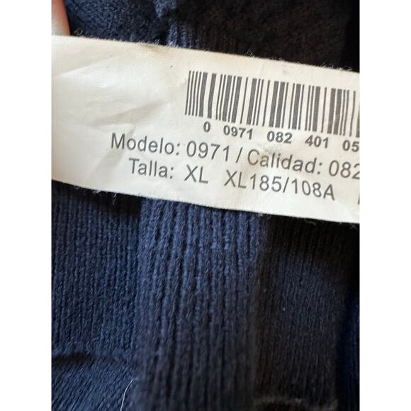 Mossimo Dutti Cashmere & Algodon is Navy Blue High Neck Sweater, Men’s XL - Picture 6 of 7